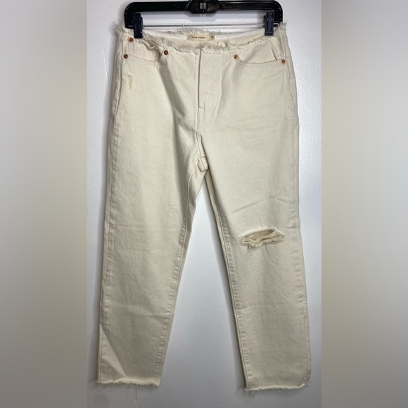 LEVIS WEDGIE STRAIGHT RIPPED WAISTBAND JEANS - Picture 5 of 9